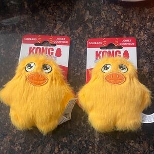 KONG Plush Yellow Duck Toy 2 in 1 lot